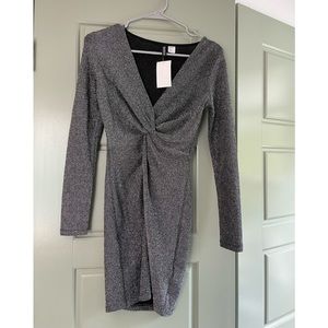H&M Glitzy Sparkle Mini Dress